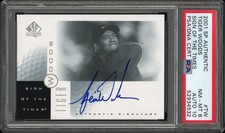 2001 TIGER WOODS AUTO RC ROOKIE SP AUTHENTIC PSA 8 AUTO 10