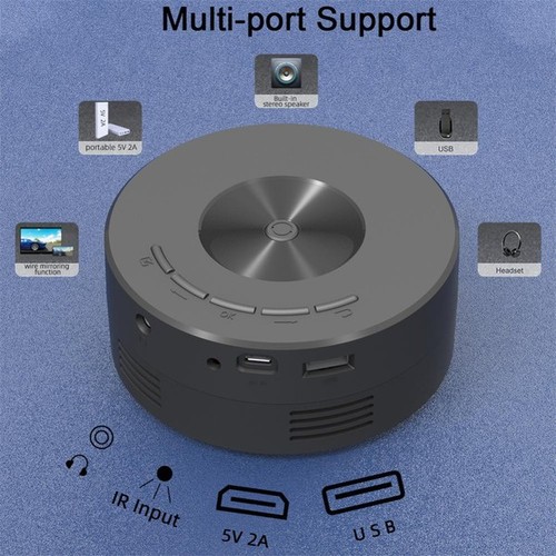 Portable Home Theater Projector HD 1080P LED Mini Projector Office Cinema - Picture 20 of 22