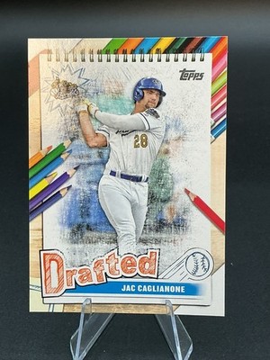 2025 Topps Pro Debut Drafted Insert DF-20 Jac Caglianone, Quad Cities River Band