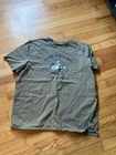 Life Is Good Green T-Shirt W/Have a Big Day W/Fish On Front Men's Size L