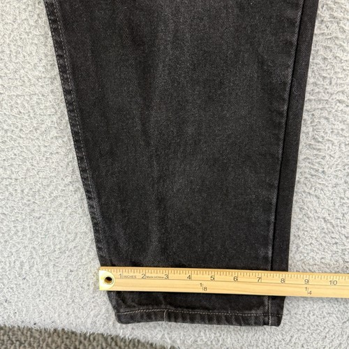 Vintage Levi’s 560 Jeans Herren 36x34 Schwarz Denim Loose Fit Tapered Leg 90s Grunge - Bild 13 von 13