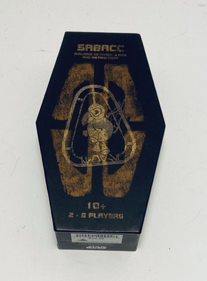 Sabacc Star Wars Galaxy's Edge Playing Card Dice Game Open Box new Disney Merch
