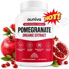 Auniva Pomegranate Extract Capsules, Natural Pomegranate Supplement US