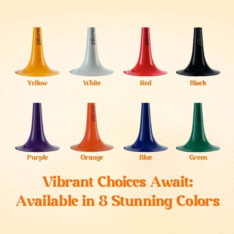 Trombón de plástico pBone Bb - Diseño ligero con agarre ergonómico - Incluye... Foto 3 de 4