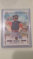 2025 Panini Boys of Summer Baseball Walker Janek #24 Red /175