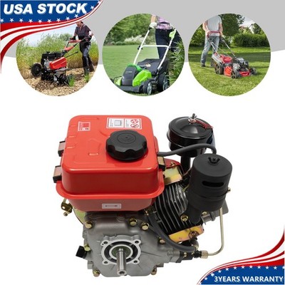 3HP Diesel Engine 196CC 4 Stroke Single Cylinder Air Cooled Manual Recoil Start