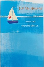 Husband - as long as it takes us together Birthday Greeting Card