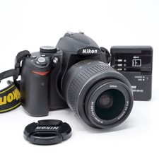 Nikon D5000 12.3MP DSLR Camera + 18-55mm Lens Kit - Great - 7k Shutter Count
