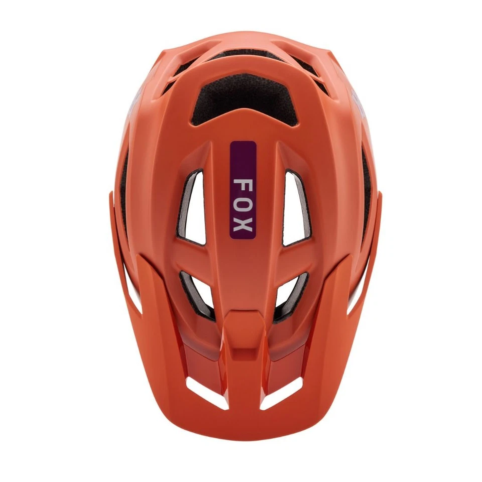 Casco de bicicleta de montaña Fox Racing Speedframe (naranja atómico) Foto 3 de 4