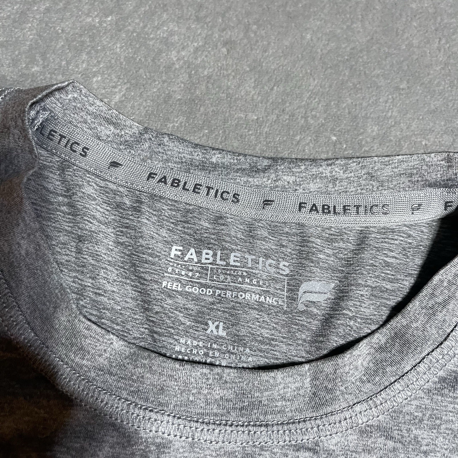 Fabletics Feel Good Performance Shirt Womens XL G… - image 5