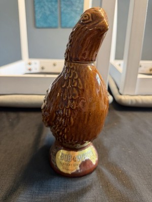 Grouse Decanter ''BOB WHITE'' Empty Kentucky Straight Bourbon Container 