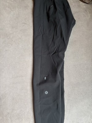 Lululemon Athletica Black Ankle Leggings M Unisex Adults Solid Logo