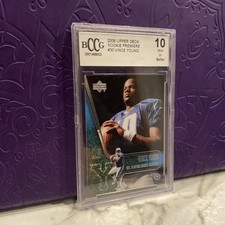 BGS 9.5 Gem Mint Vince Young 2006 Upper Deck #30 Rookie Card Rookie Premiere. rookie card picture