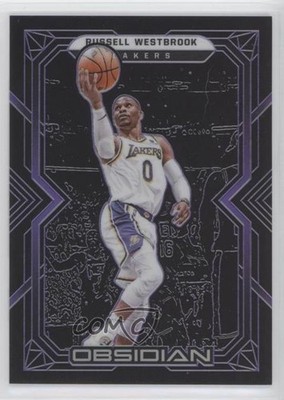 2021-22 Panini Obsidian Electric Etch Purple /99 Russell Westbrook #84 8f4