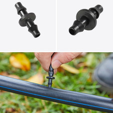 3/5Mm Hose Barbed Straight Connector Agricultural Garden Irrigation Hose Fitting