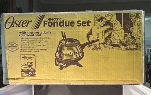 Vintage Oster 681 FLAME Electric Fondue Set - Nice With Box - Picture 8 of 12
