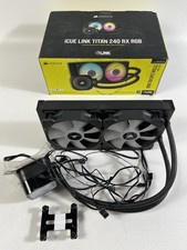 CORSAIR iCUE Link Titan 240 RX RGB Liquid CPU Cooler β 240mm AIO β Low-Noise β