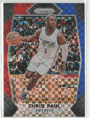 CHRIS PAUL 2017-18 PANINI PRIZM RED WHITE & BLUE PRIZM
