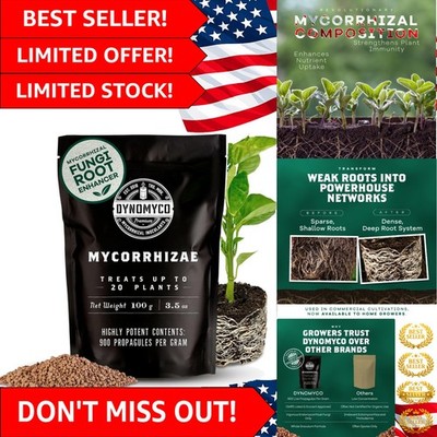 Eco-Friendly 100g Mycorrhizal Fungi Granules - Root Development & Yield Boost
