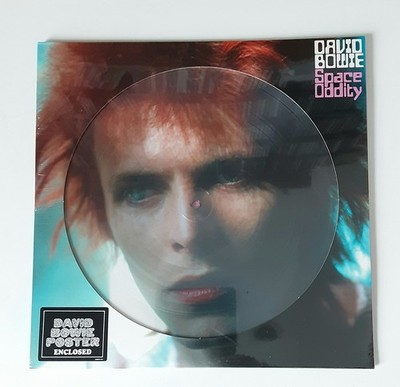DAVID BOWIE: SPACE ODDITY Picture Disc Lp Including Poster. SEALED!