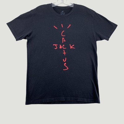 Travis Scott Cactus Jack Graphic Tee Black Streetwear Rap Merch Medium