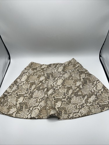 TAIL TECH Skort Mini Skirt Black Tan Cream Animal Print Sz XS Golf Tennis