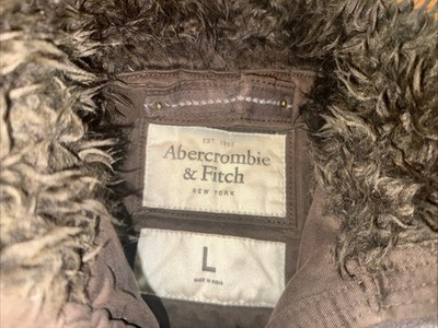 Vintage Abercrombie and Fitch Adirondack Jacket heavy fake fur