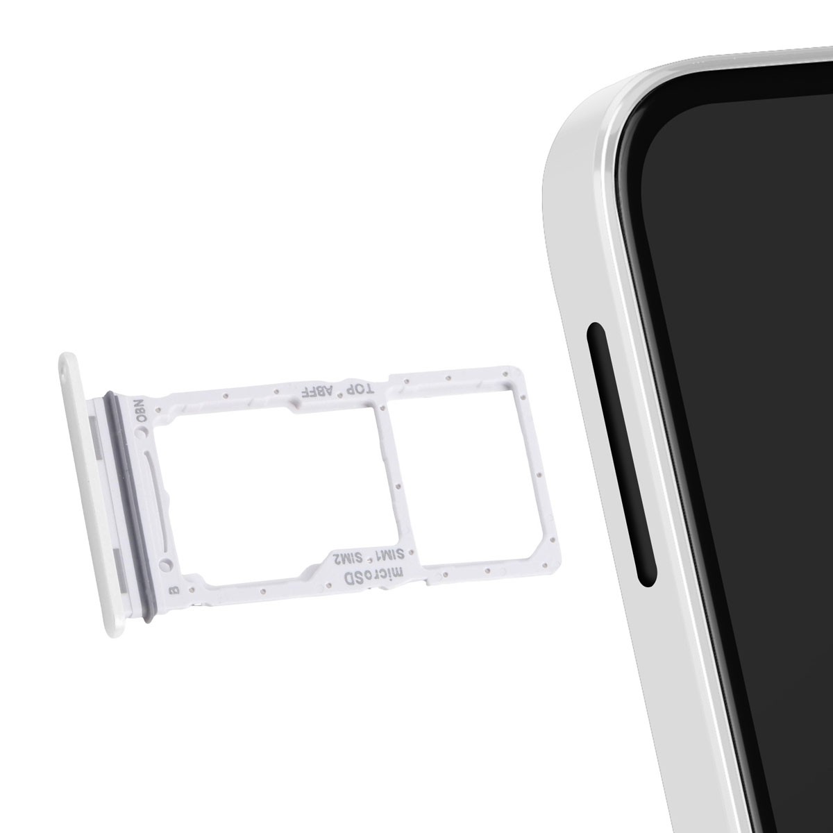 Plateau de remplacement Clappio Hybride Nano SIM MicroSD Galaxy A26 - 4