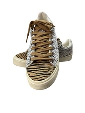 Gola Women's Orchid II Safari sneakers in a cheetah and tiger print with laces