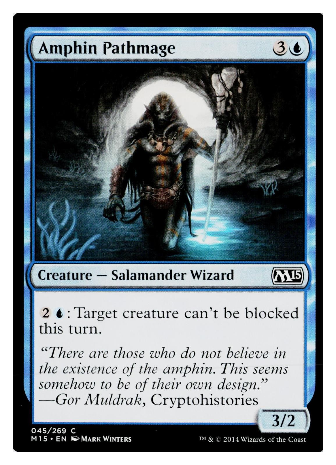 Amphin Pathmage 45 Common Magic 2015 (M15) Magic: The Gathering Near Mint