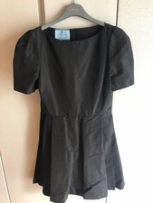 PRADA Women Dress US L Black Pre-Owned