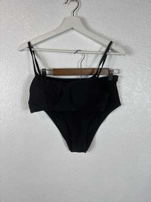Lululemon Seersucker Swim Top B/C Cup Waterside High Waist Swim Bottom *READ*