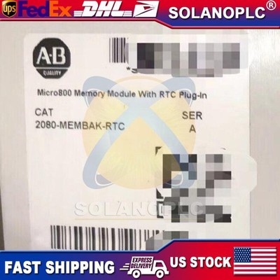 New Sealed AB 2080-MEMBAK-RTC Memory Backup, Data Log, Recipe ,High Accuracy RTC