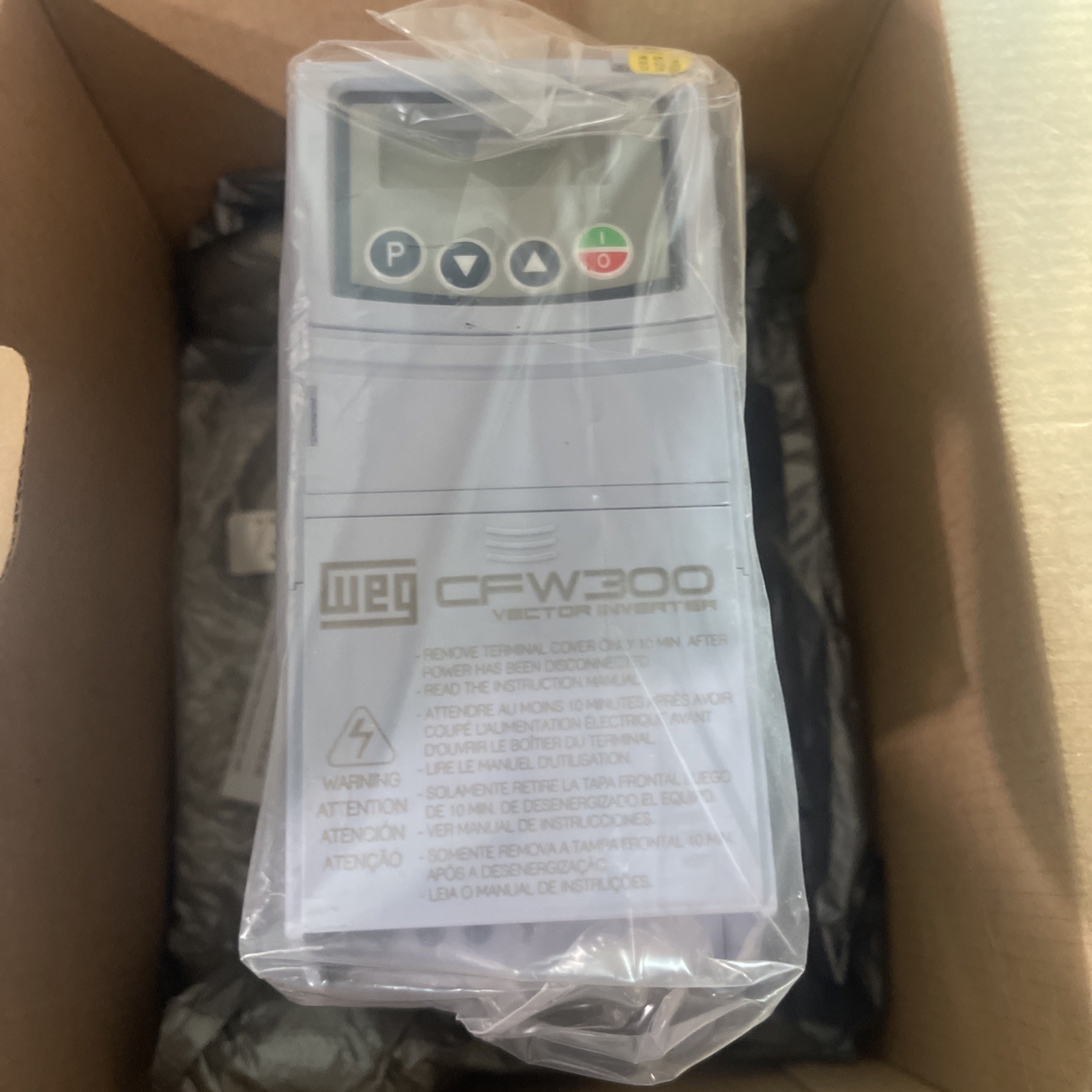 New Weg CFW300A07P3T2NB20 CFW300 7&period;3A 2&period;0HP NB 3PH 230V 13059938