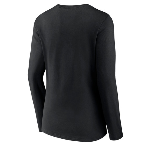 Women's Black Alabama Crimson Tide Basic Arch Long Sleeve V-Neck T-Shirt - Bild 3 von 3