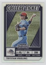 2022 Elite Extra Edition College Tickets Optic Holo Prizm Trystan Vrieling 0y59