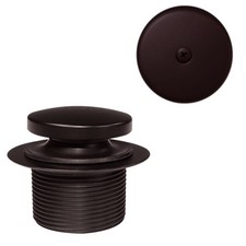 Westbrass D93-12 1-1/2" Coarse Thread Tip-Toe Bathtub Drain Plug Trim Set wit...