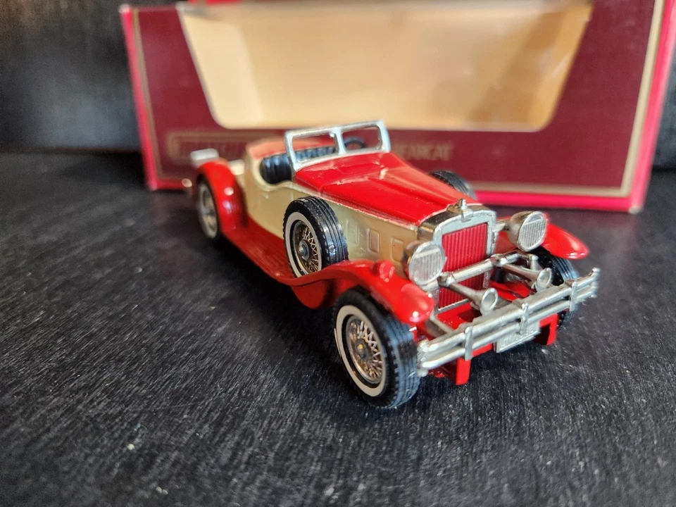 MATCHBOX MODELS OF YESTERYEAR Y-14 1931 STUTZ BEARCAT RED & CREAM 1984 NIB - Image 4 of 4