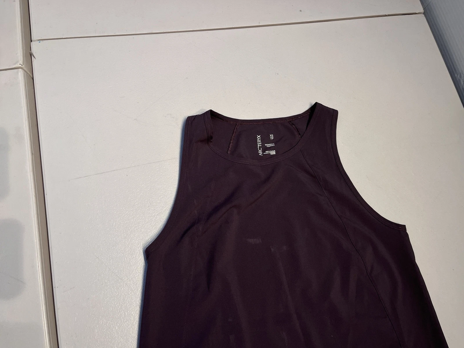 arcteryx contenta sleeveless gym hiking poly tank-top