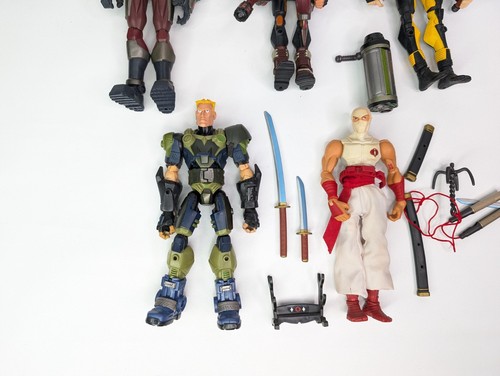 Hasbro Gi Joe Sigma 6 Action Figure Lot Of 5 - Duke Storm Shadow Zartan Rat - Picture 3 of 9