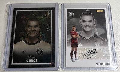 Selina Cerci Panini DFB Frauen 2025 Cracked Ice /25 und Base Auto