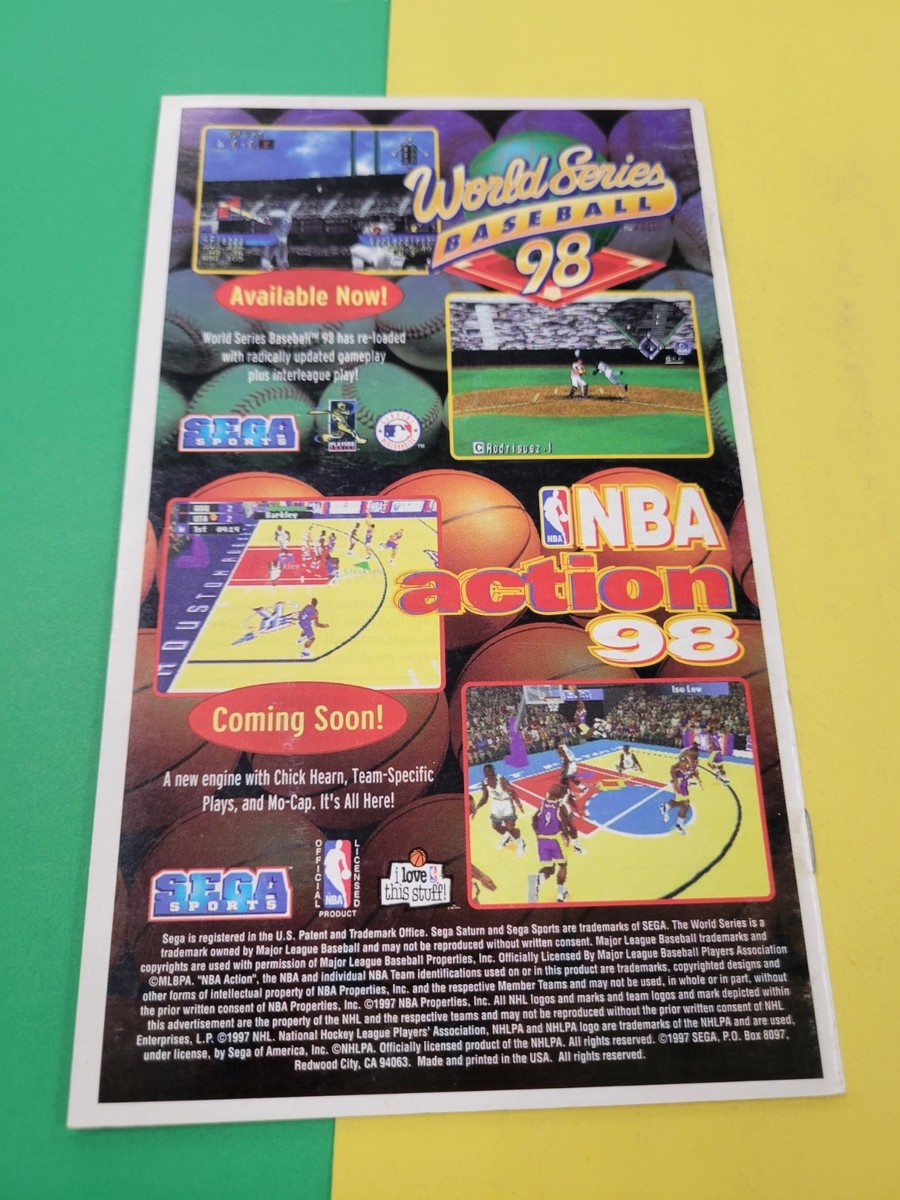 NHL All-Star Hockey 98 | Sega Saturn | Manual Only | eBay