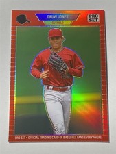 DRUW JONES 2024 Leaf Pro Set Metal Limited Edition #PSG50 Red 76/89 (F4)