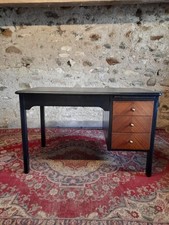 VINTAGE SOLID OAK DESK 1950S