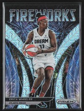 Erica Wheeler 2022-23 Panini Prizm WNBA Fireworks Mojo /25 #2 Atlanta Dream