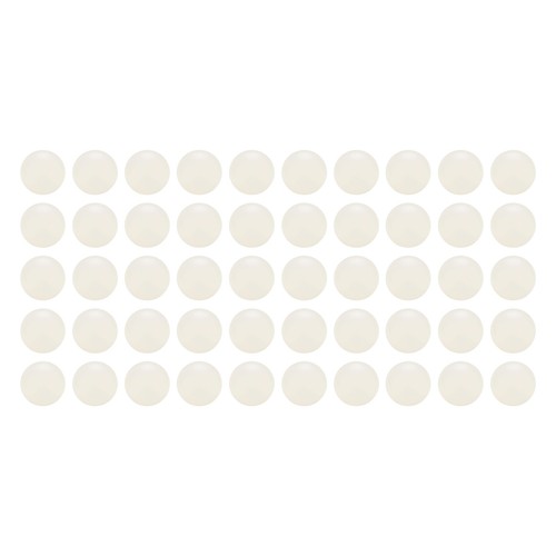 50Pcs Nylon Bearing Balls 9mm Polishing Ball, G2 Precision, White - Afbeelding 1 van 6
