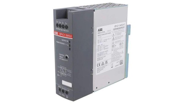 Zasilacz: Impulsowy Na Szynę DIN 120W 24VDC 5A 85÷264VAC 1SVR360563R2001 ABB-image