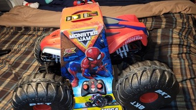 Monster Jam Marvel Spider Man Mega RC Truck 1 6 Scale Remote Control Toy