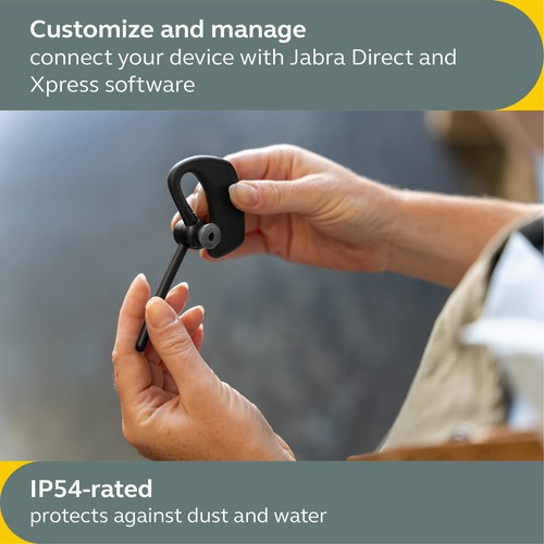Jabra Perform 45 Push-to-Talk (PTT) Bluetooth Wireless Headset, Noise-Cancelling - Picture 5 of 8