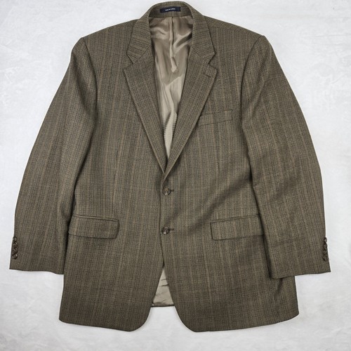 Chaps Ralph Lauren, Chaps Ralph Lauren Vintage 100% Lambswool Plaid Blazer Sport Coat Size 46L